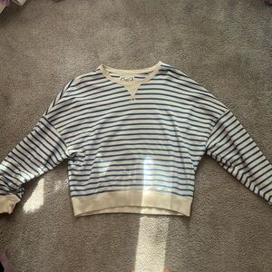 Blue stripped American eagle sweater